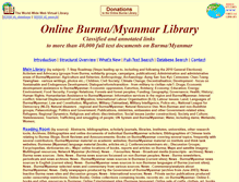 Tablet Screenshot of myanmarlibrary.org